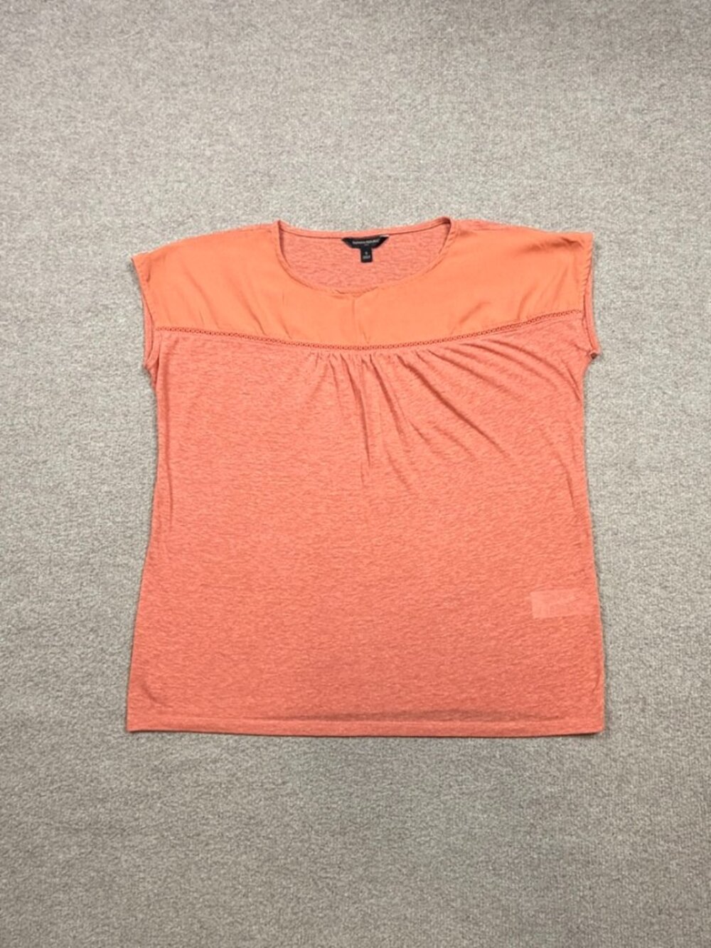 Vintage Banana Republic Blouse Womens Size S Orange Lightweight